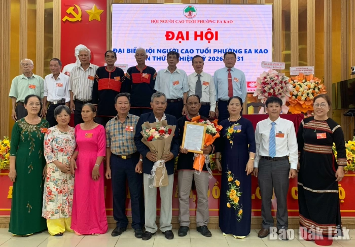Đại hội đại biểu Hội Người cao tuổi phường Ea Kao lần thứ I, nhiệm kỳ 2026 - 2031