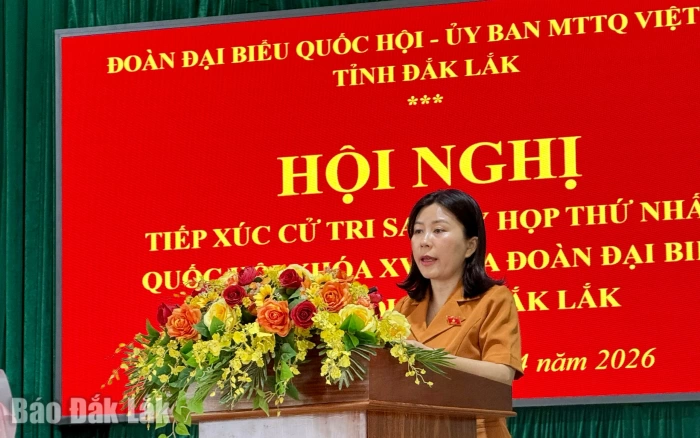 Tiếp xúc cử tri sau Kỳ họp thứ nhất tại Đơn vị bầu cử số 1: Nhiều kiến nghị về đất đai, hạ tầng, an sinh
