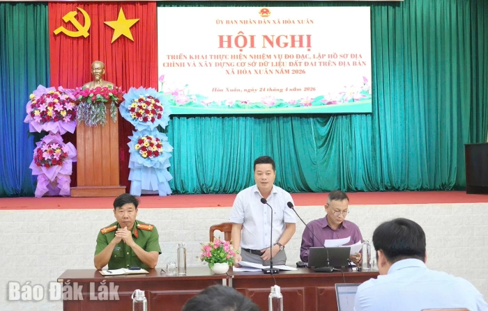 Hòa Xuân tập trung hoàn thiện cơ sở dữ liệu đất đai