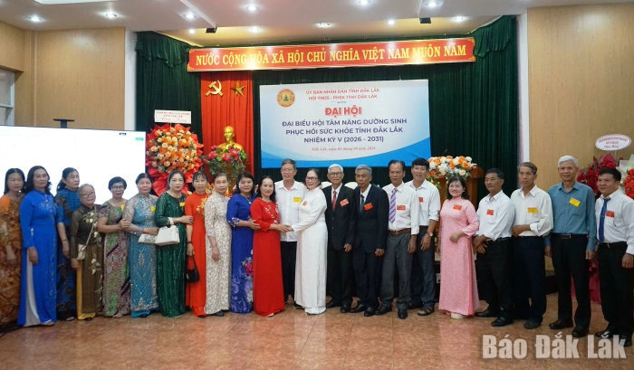 Đại hội Hội Tâm năng dưỡng sinh phục hồi sức khỏe tỉnh nhiệm kỳ 2026-2031