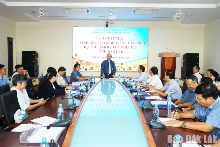 63 giải pháp tham dự Hội thi Sáng tạo kỹ thuật tỉnh khu vực phía Tây