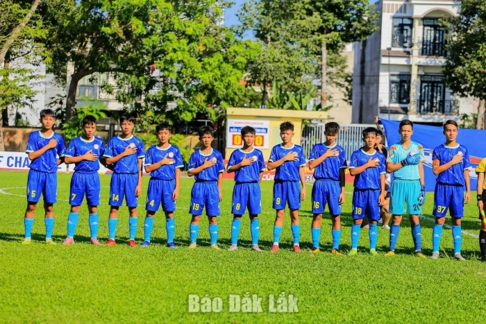 Đội U15 Đắk Lắk dừng bước tiếc nuối trước ngưỡng cửa tứ kết