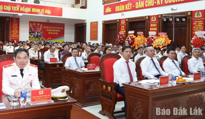 Công an tỉnh Đắk Lắk kỷ niệm 80 năm Ngày truyền thống các lực lượng nghiệp vụ