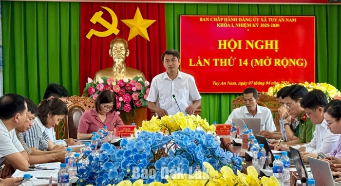 Đảng ủy xã Tuy An Nam triển khai nhiệm vụ quý 2