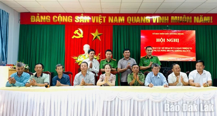 Xã Pơng Drang quyết tâm xây dựng địa bàn không ma túy