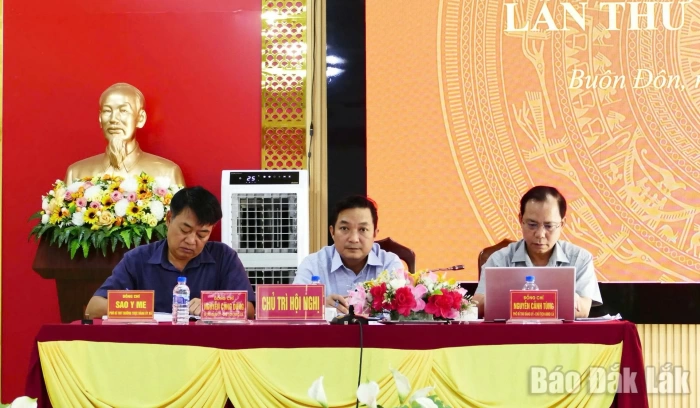 Hội nghị Ban Chấp hành Đảng bộ xã Buôn Đôn lần thứ 9