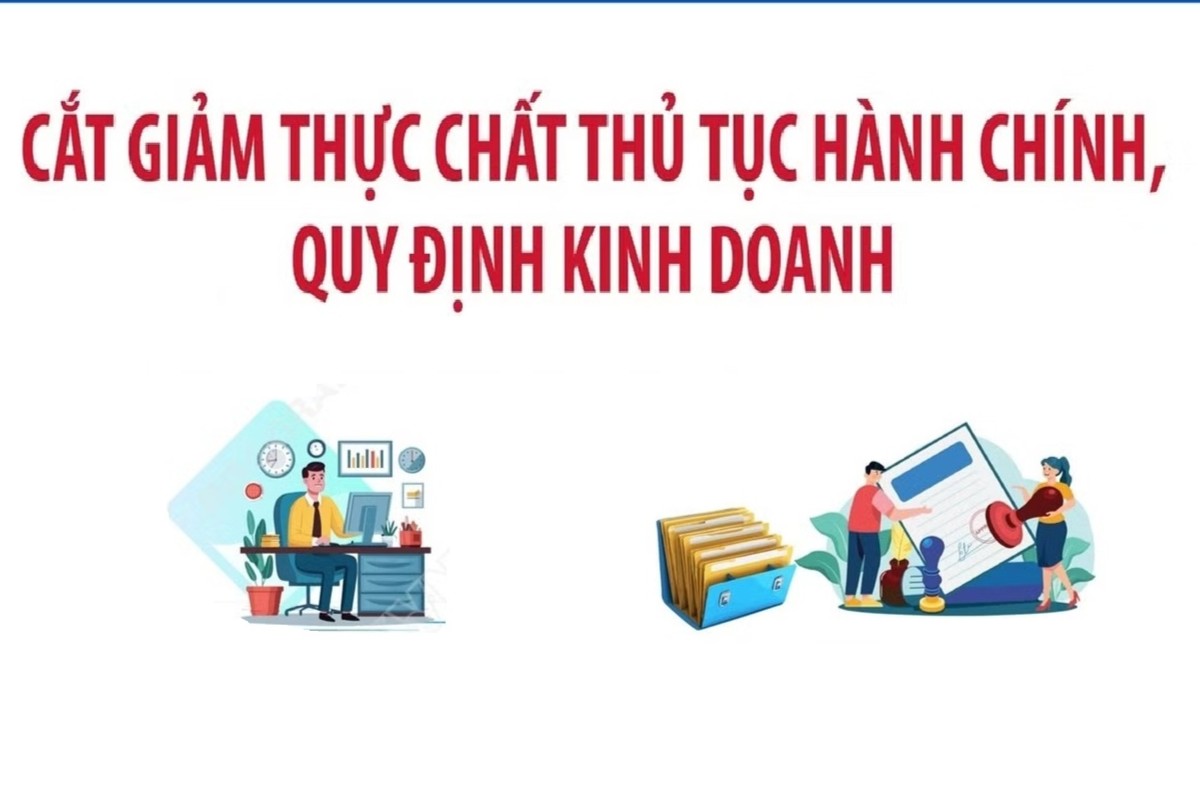 Cắt giảm thực chất thủ tục hành chính, quy định kinh doanh
