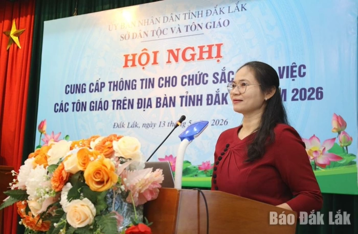 Cung cấp thông tin cho chức sắc, chức việc các tôn giáo trên địa bàn tỉnh