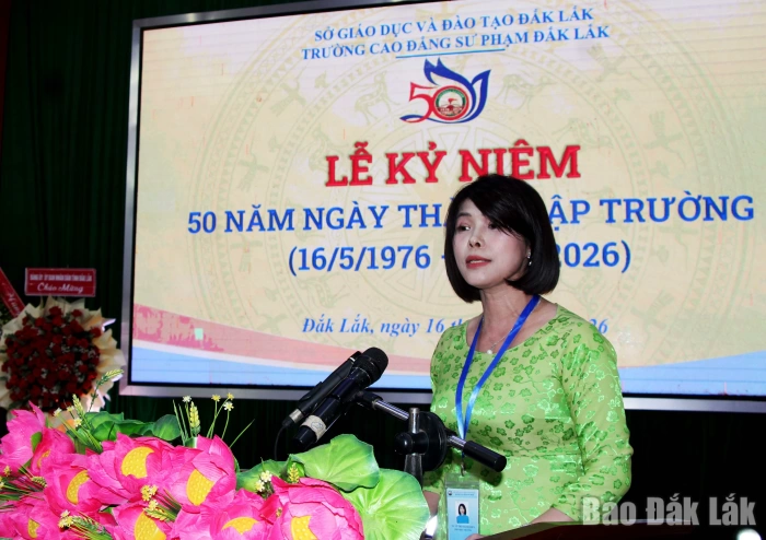 Trường Cao đẳng Sư phạm Đắk Lắk kỷ niệm 50 năm thành lập