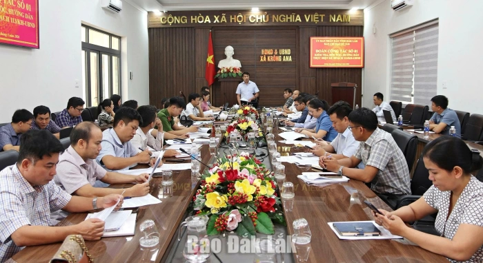 Đẩy nhanh tiến độ xây dựng cơ sở dữ liệu đất đai tại các xã Krông Ana, Ea Na và Dur Kmăl