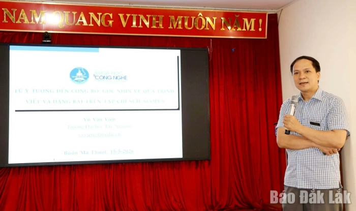 Nâng cao năng lực viết và công bố bài báo khoa học cho đội ngũ nghiên cứu