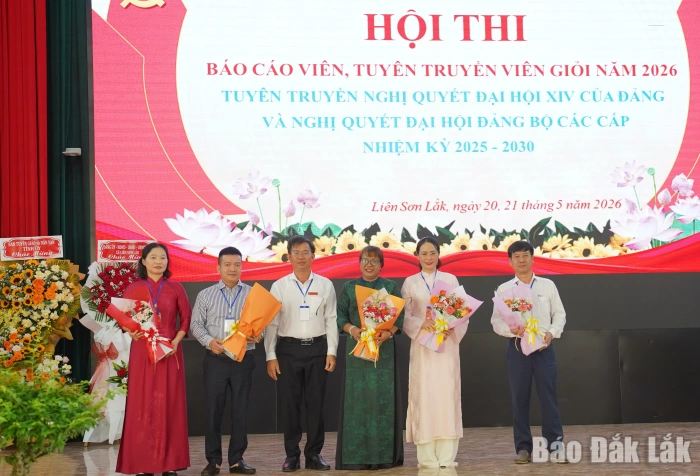 Cụm thi đua số 4: Khai mạc Hội thi Báo cáo viên, tuyên truyền viên giỏi năm 2026