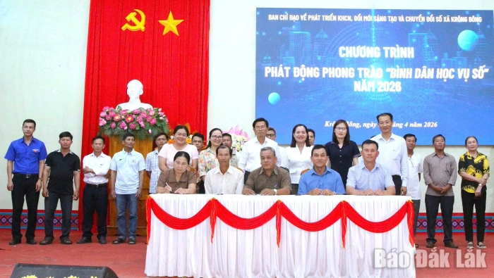 Krông Bông trên hành trình xây dựng chính quyền số