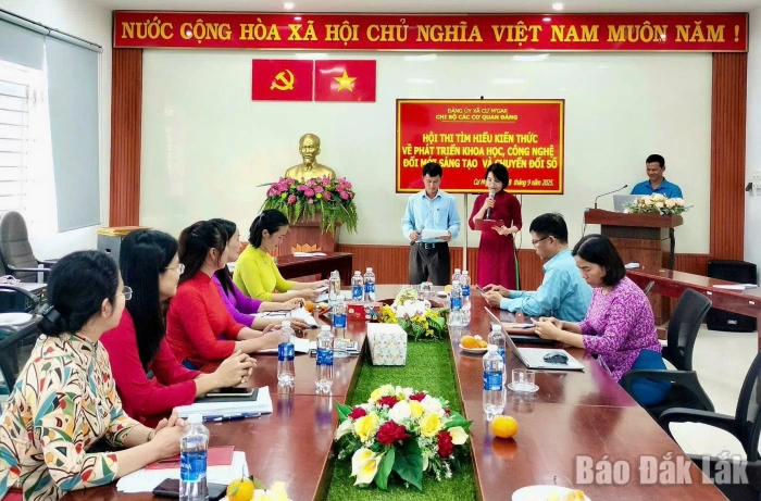 Chuyển biến tích cực trong chuyển đổi số ở Cư M’gar