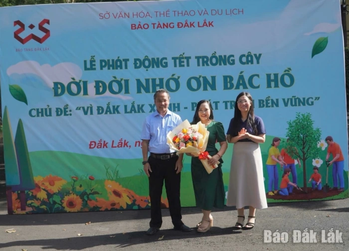 Bảo tàng Đắk Lắk phát động “Tết trồng cây đời đời nhớ ơn Bác Hồ”