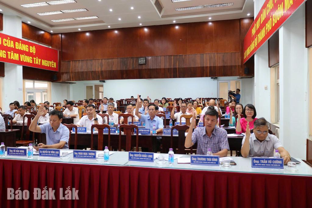 Kỳ họp chuyên đề HĐND TP. Buôn Ma Thuột: Thông qua 4 Nghị quyết quan trọng