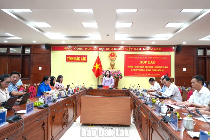 Kỳ họp thứ Hai, HĐND tỉnh Đắk Lắk khóa XI sẽ diễn ra ngày 30/6 và 2/7