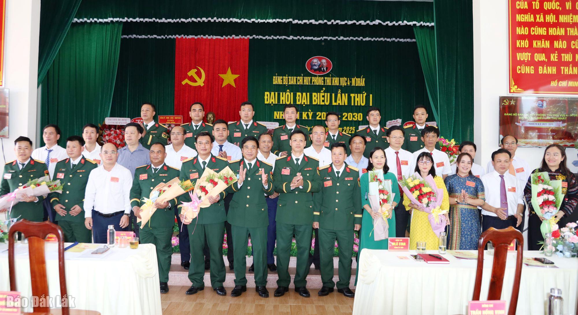 Đại hội lần thứ nhất Đảng bộ Ban Chỉ huy Phòng thủ khu vực 4 - M’Drắk