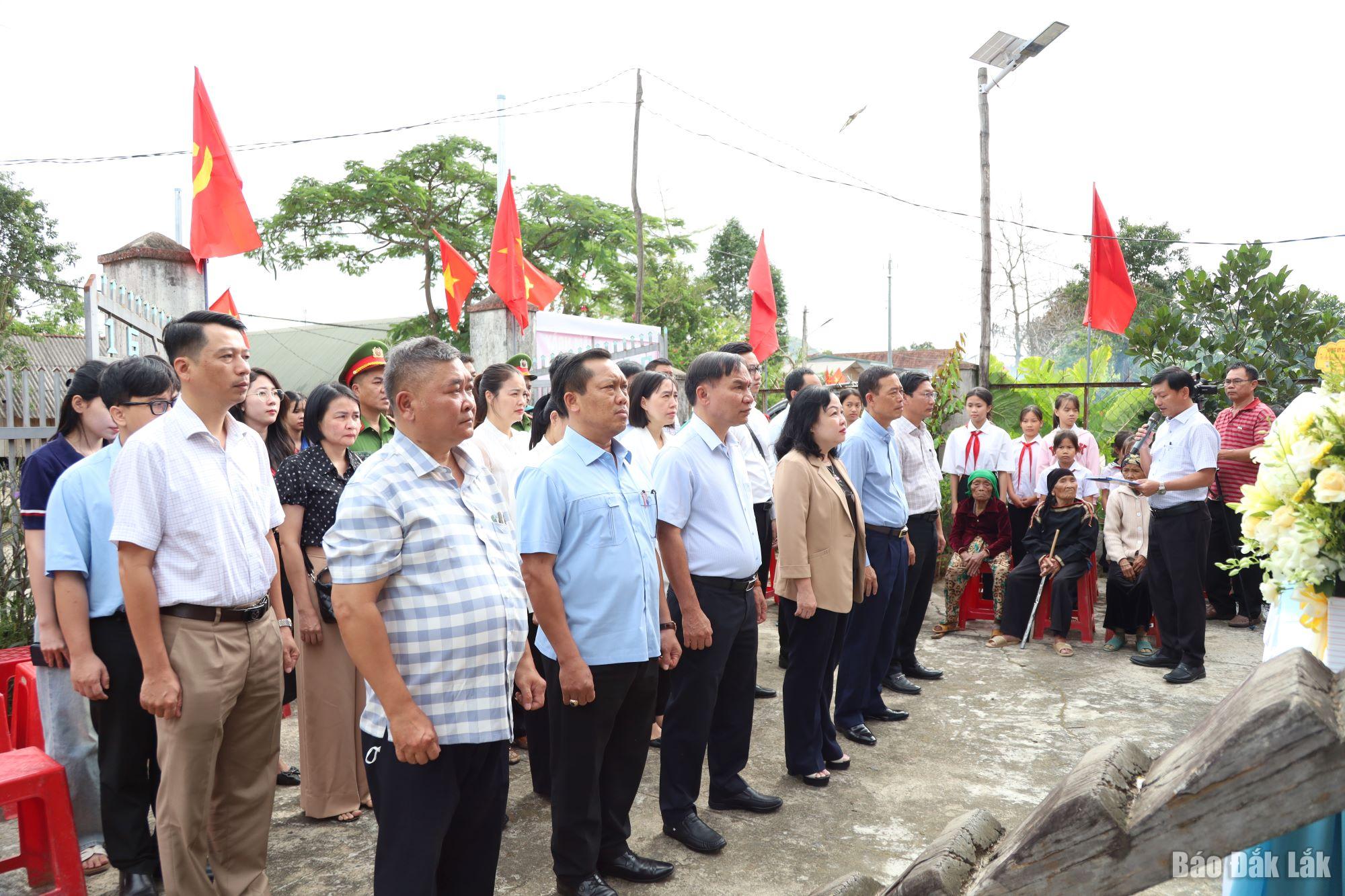 Đảng ủy các cơ quan Đảng tỉnh tổ chức về nguồn tại Khu căn cứ H9 - Krông Bông