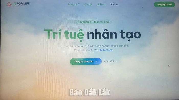 Đắk Lắk tổ chức Cuộc thi “Ứng dụng trí tuệ nhân tạo vào cuộc sống - AI for Life” năm 2026