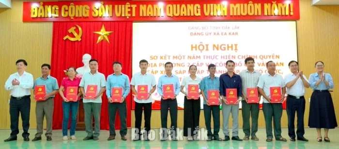 Xã Ea Kar giảm 62 thôn, buôn sau sắp xếp
