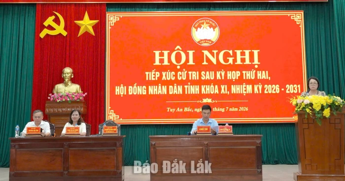 Tổ đại biểu số 3 HĐND tỉnh tiếp xúc cử tri xã Tuy An Bắc