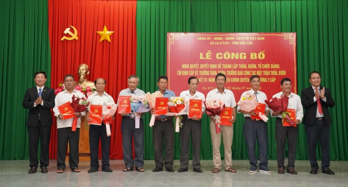 Xã Ea H'leo còn 12 thôn, buôn sau sắp xếp