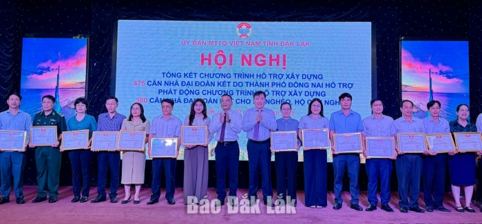 Phát động Chương trình xây dựng 300 nhà Đại đoàn kết do Tổng Bí thư, Chủ tịch nước Tô Lâm trao tặng Quỹ “Vì người nghèo” tỉnh Đắk Lắk
