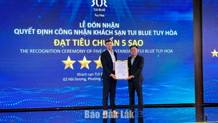 Khách sạn TUI BLUE Tuy Hòa đạt tiêu chuẩn 5 sao