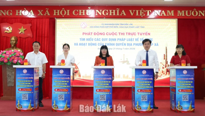 Phát động Cuộc thi trực tuyến tìm hiểu pháp luật về chính quyền cấp xã