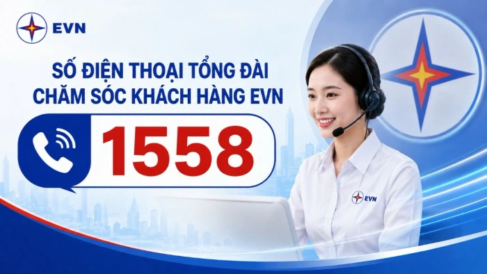 Đưa vào hoạt động Tổng đài Chăm sóc khách hàng EVN 1558 từ ngày 15/8/2026