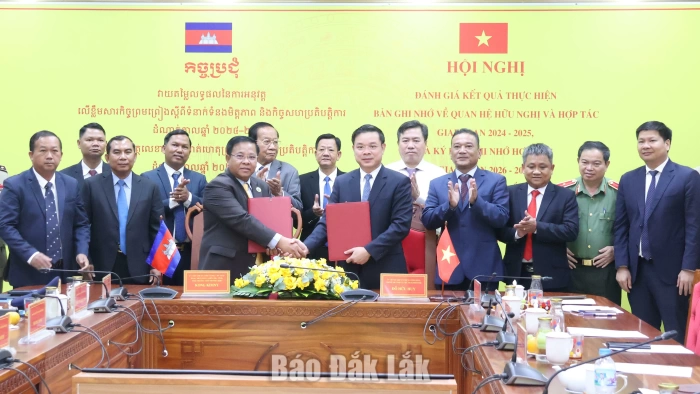 Quan hệ hợp tác giữa tỉnh Đắk Lắk và tỉnh Mondulkiri ngày càng phát triển