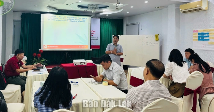 Tập huấn nâng cao năng lực ứng phó thiên tai