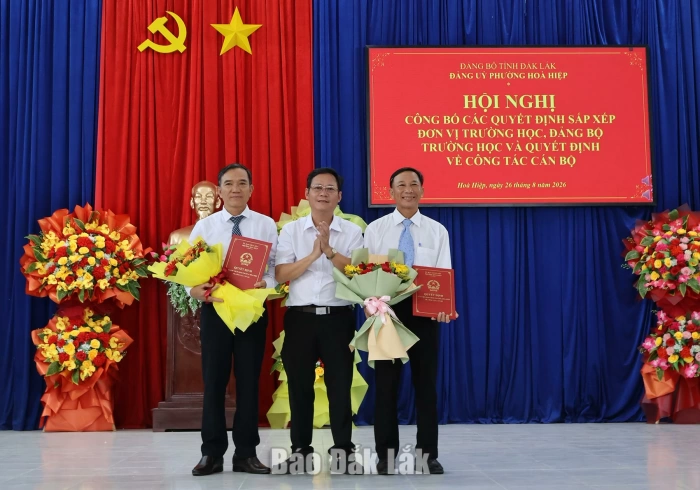 Sau sắp xếp, phường Hòa Hiệp còn 5 cơ sở giáo dục công lập