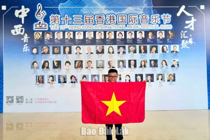 Học sinh Đắk Lắk giành giải Vàng tại Chung kết quốc tế Hong Kong International Music Festival 2026