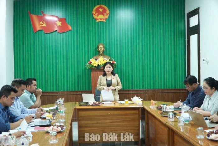 Đoàn ĐBQH tỉnh giám sát sử dụng tài sản công tại xã Krông Ana