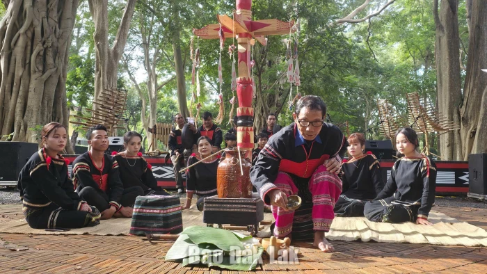 Tái hiện Lễ ăn cơm mới của người Êđê