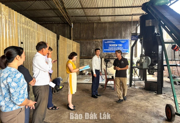 Nghiệm thu 2 đề án hỗ trợ công nghệ trong chế biến sản phẩm