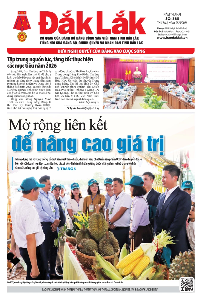 Báo in ngày 25/9/2026