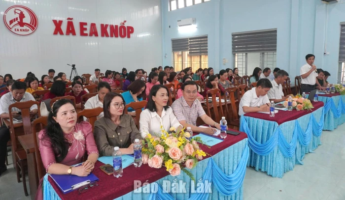 Xã Ea Knốp: Tập trung thực hiện chuyển đổi số giáo dục