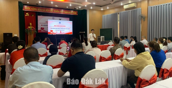Tập huấn công tác truyền thông vận động hiến máu, hiến mô, bộ phận cơ thể người