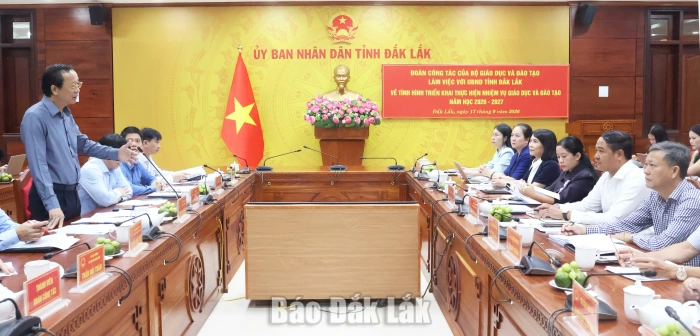 Bộ GD&ĐT kiểm tra công tác triển khai năm học 2026 - 2027 tại Đắk Lắk