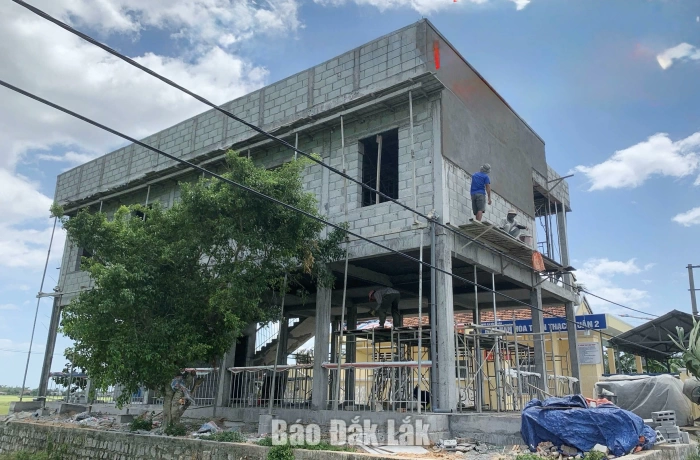 Gấp rút hoàn thiện nhà cộng đồng tránh lũ