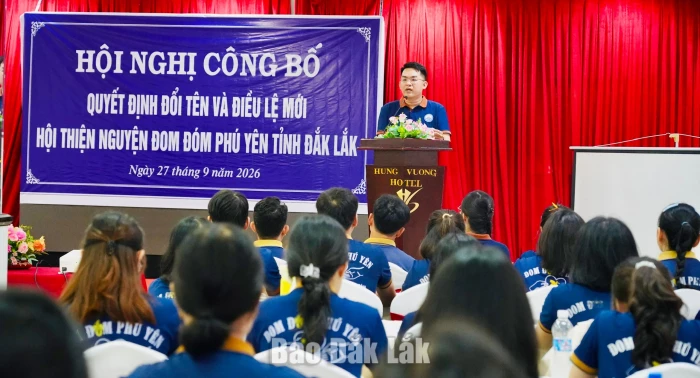 Công bố quyết định đổi tên Hội Thiện nguyện Đom Đóm Phú Yên