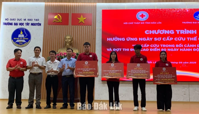 Hưởng ứng Ngày Sơ cấp cứu thế giới năm 2026