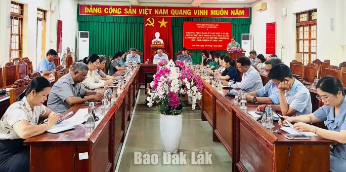 Xã Sơn Hòa gặp mặt 27 cán bộ trong diện quy hoạch