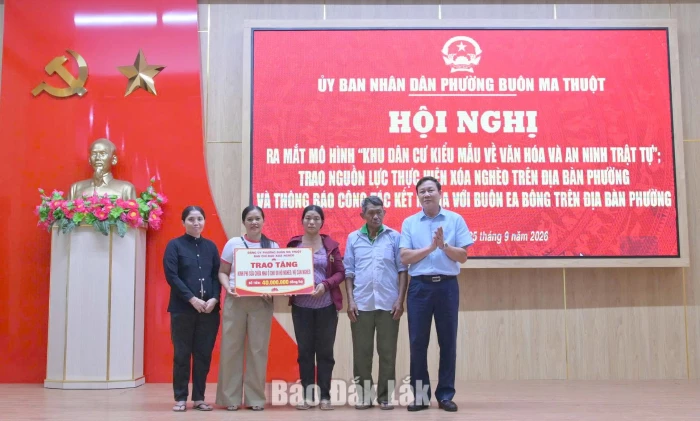 Phường Buôn Ma Thuột triển khai nhiều mô hình thiết thực ở cơ sở