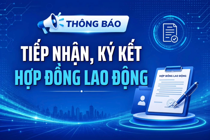 Ban Tổ chức Tỉnh ủy Đắk Lắk tiếp nhận, ký kết hợp đồng lao động nhân sự công nghệ thông tin