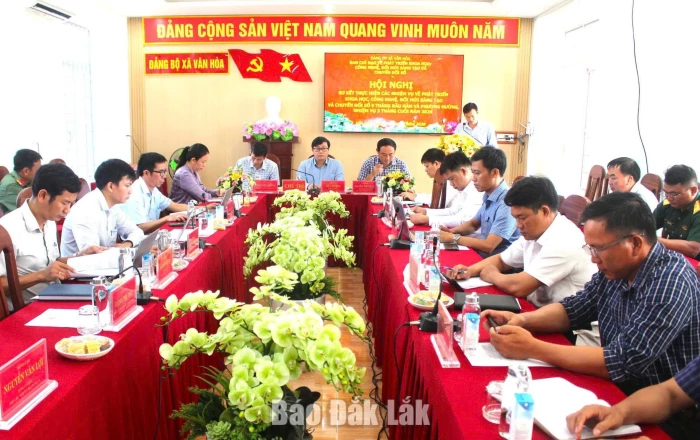 Vân Hòa tâp trung thực hiện 5 nhiệm vụ chuyển đổi số trọng tâm