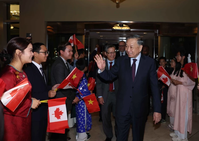 Tổng Bí thư, Chủ tịch nước Tô Lâm bắt đầu thăm cấp Nhà nước tới Canada